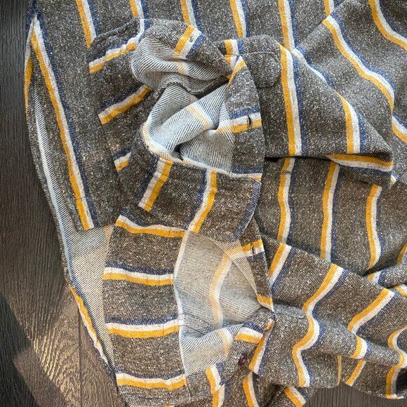 AMERICAN APPAREL FLANNEL SIZE MEDIUM PREOWNED MADE IN USA - Picture 7 of 9